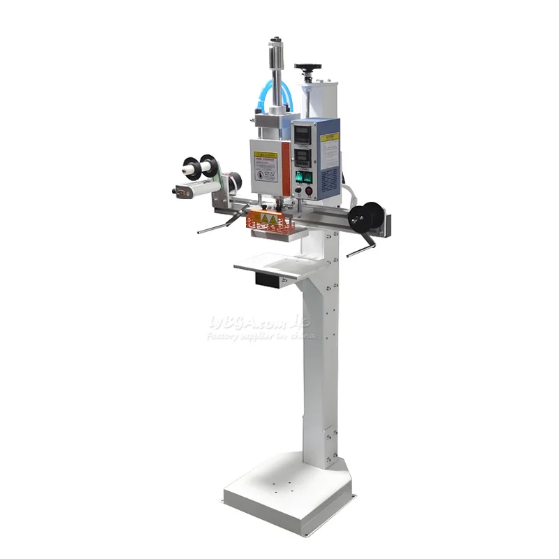 Pneumatic Hot Stamping Atic Embossing Machine with Hot Stamping Foil Gilded Paper HS Foil For PVC Leather Plastic Basket