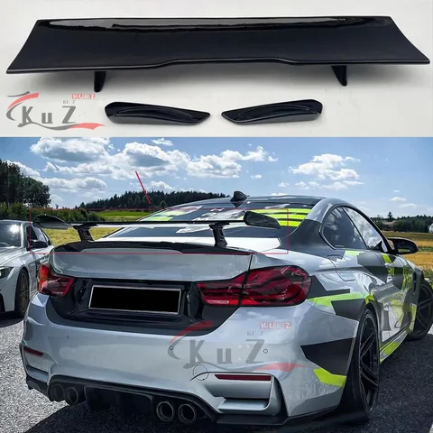 BMW M2 M3 M4 G23 G14 G15 G16 G80 G82 G22 고품질 탄소 섬유 리어 스포일러 윙 트렁크 립 부트 커버 자동차 MP 스타일링