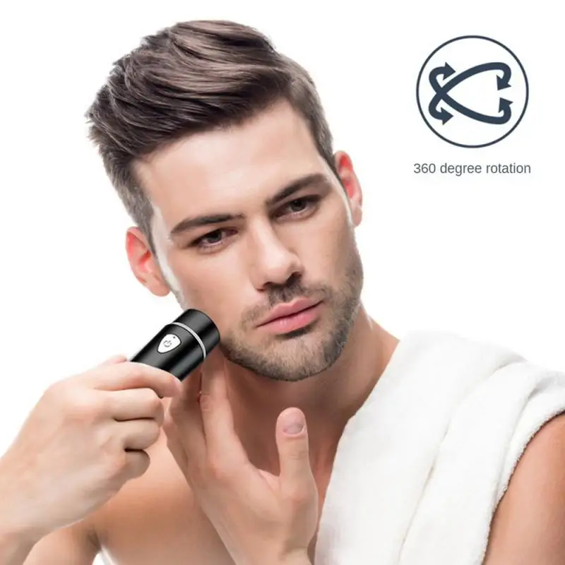 NEW Mini Electric Shaver for Men Portable Electric Razor Beard Knife USB Charging Men's Shavers Face Body Razor