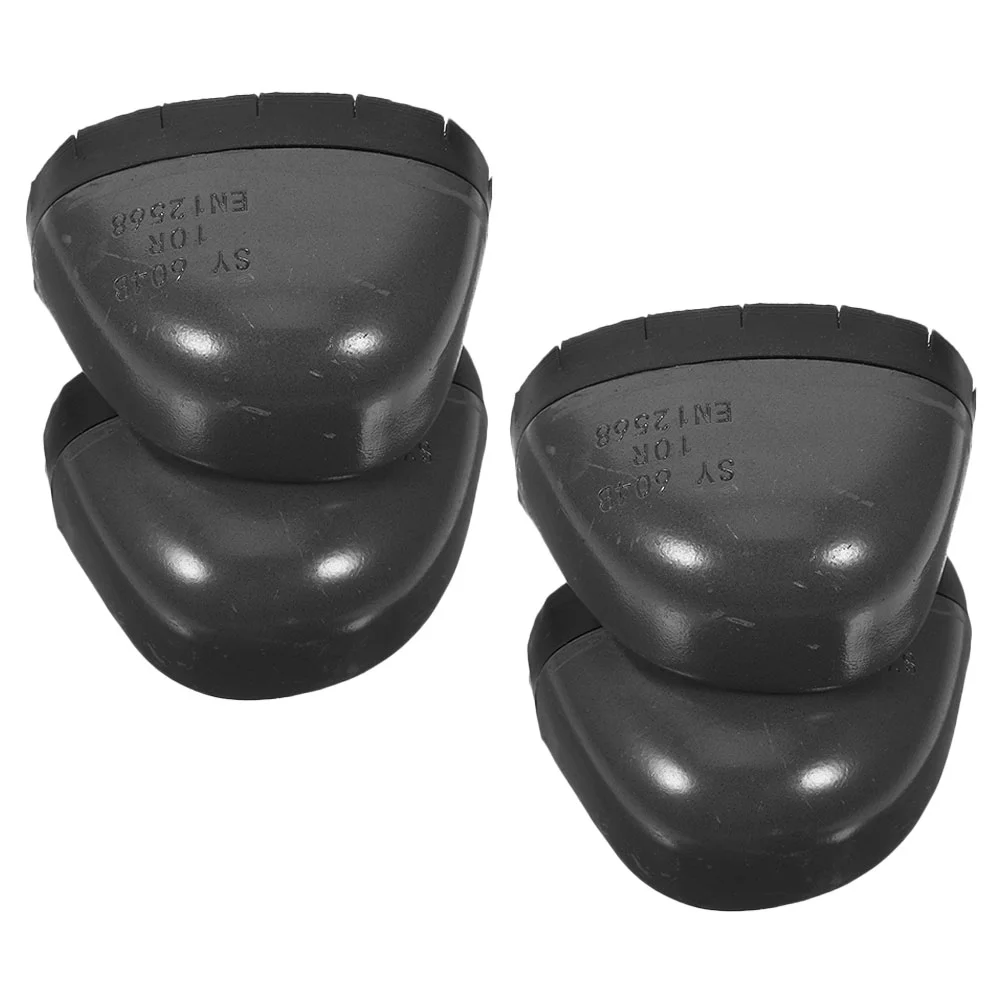 2 Pairs Labor Protection Safety Toe Cap Shoes Covers Caps Inserts Plastic for Women Protective