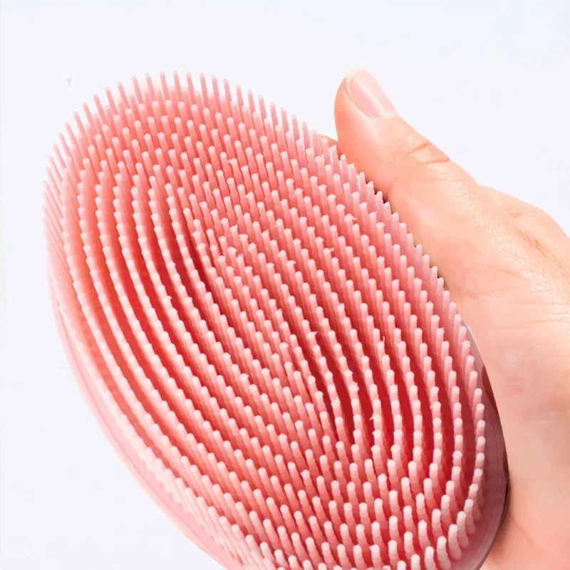 Baby Silicone Bath Brush for Gentle Cleansing and Massage - Soft Bristles for Full Body Scrub