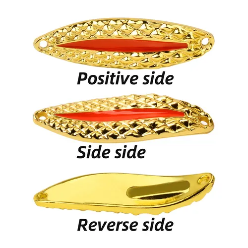 Imagen 2 del producto Juego de cucharas giratorias VIB de Metal, 16 Uds., 10g, 15g, 20g, sanguijuela luminosa, cebo duro para pesca con caña, aparejos de pesca nocturna, kit de Señuelos de Pesca