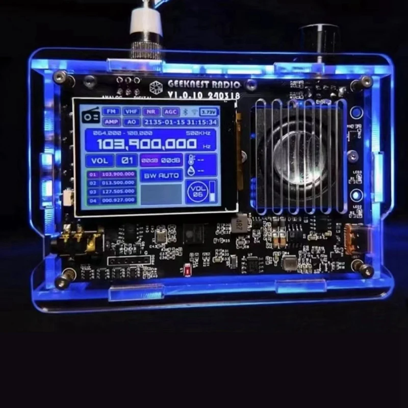 ชุด V5A วิทยุเต็มรูปแบบแบบทำมืออุปกรณ์รับสัญญาณวิทยุ FM AM MW SW วงการบิน SSB LSB USB