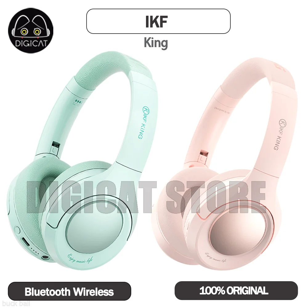 

Беспроводная Bluetooth-гарнитура IKF King с микрофоном и активным шумоподавлением