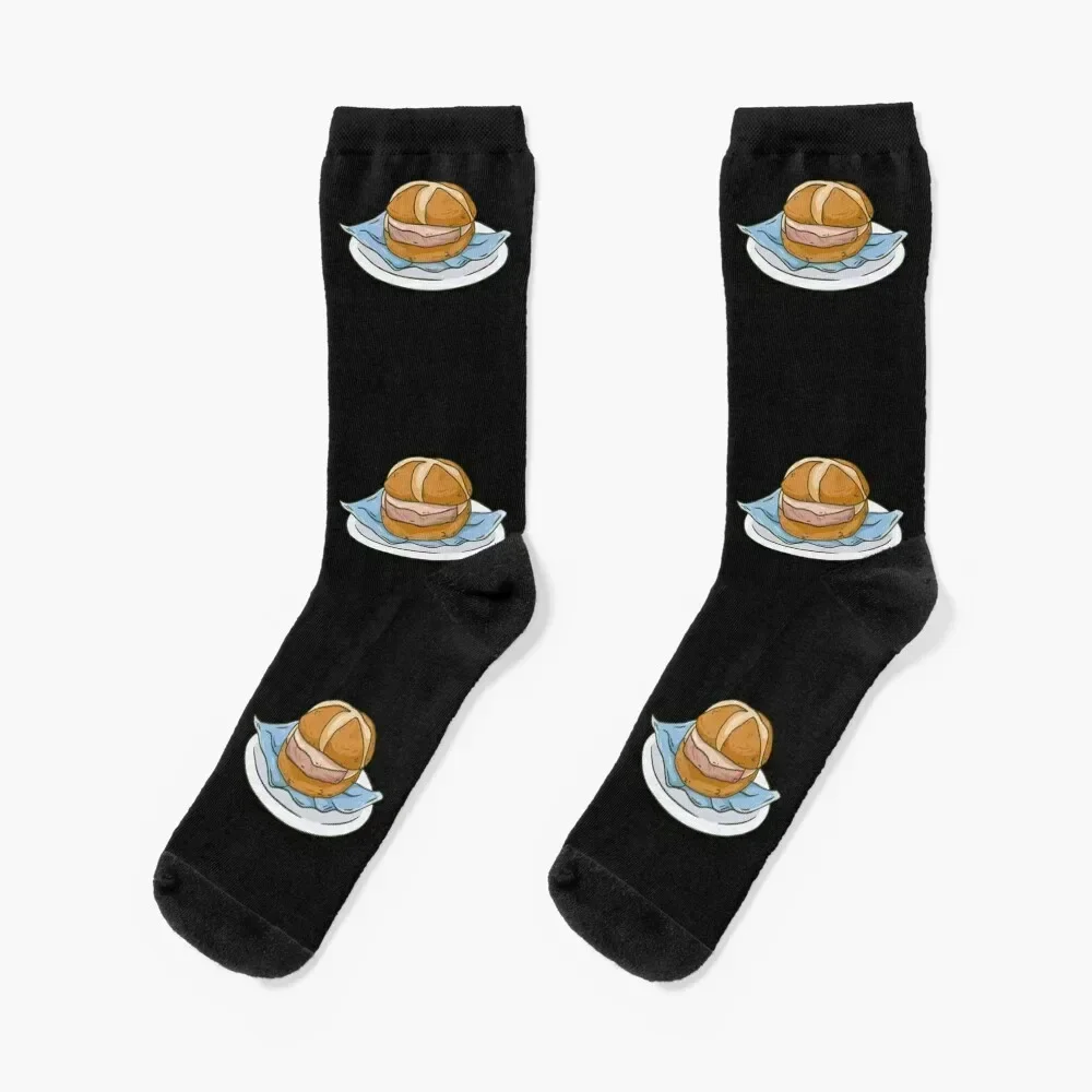 

Bavarian meat loaf Socks heated loose sports stockings snow Socks Ladies Men's