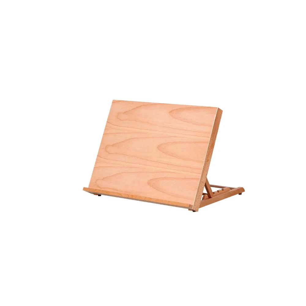 

Fashion Folding Beech Wood Table Easel Adjustable Professional Art Painting Easel Portable Multifunction Sketch Easel Artists
