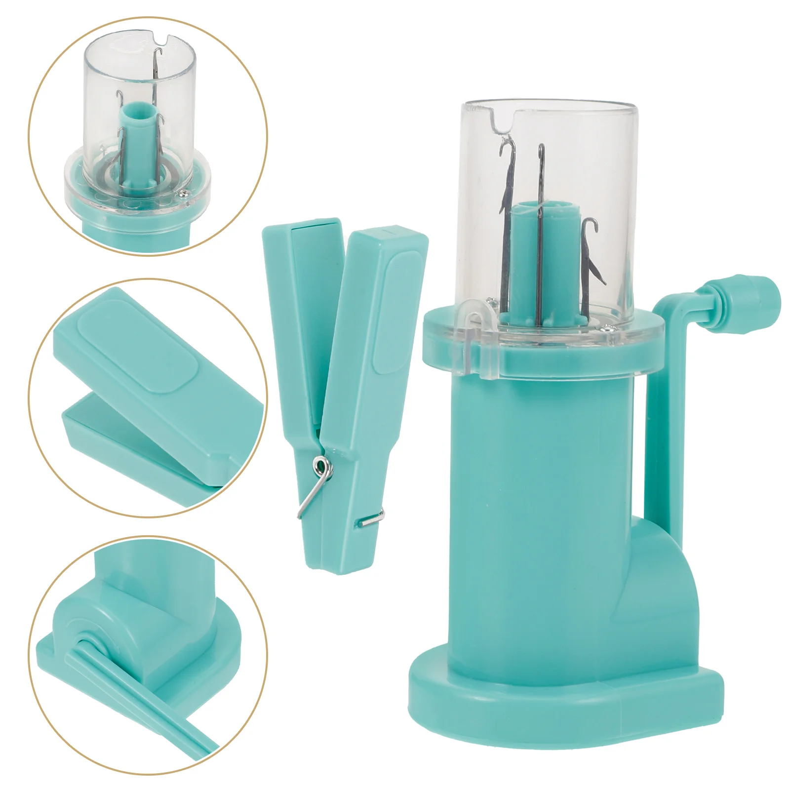 יד סריגה מכונת צמר winder כלי צביטה ביתי פשוט פלסטיק טחנה