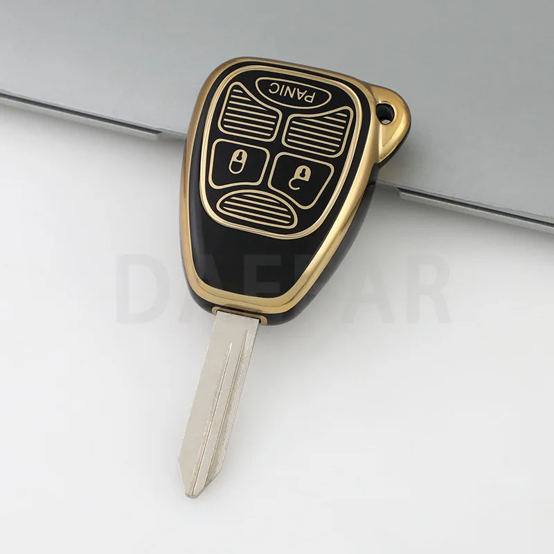 Per Chrysler 300 PT Dodge JCUV Caliber Nitro Caliber Pacifica per Jeep Wrangler Compass Patriot Liberty TPU Car Key Case Cover