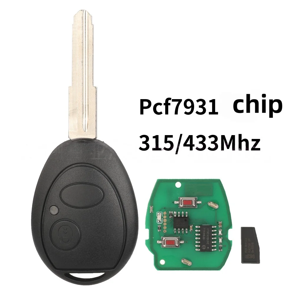 

Подходит для Land Rover, 2-кнопочный пульт дистанционного управления, автомобильный ключ 7930AS, чип 315, частота 433, частота N5FVALTX3