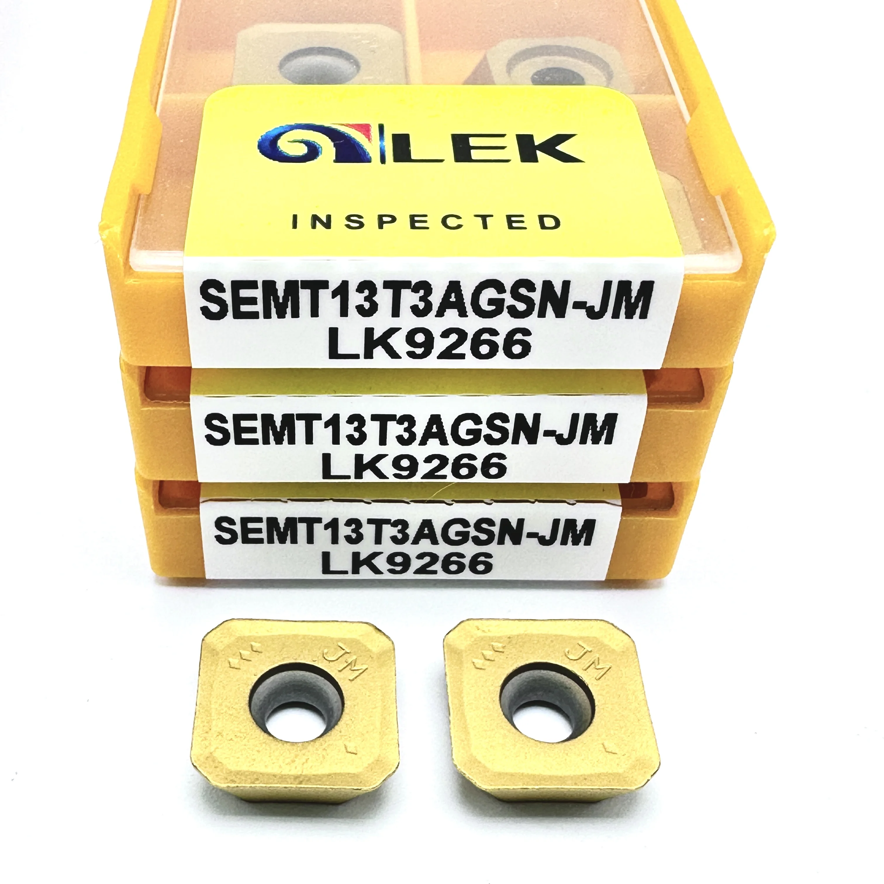SEMT13T3AGSN-JM LK9265 Inserto in metallo duro Inserto per fresatura Utensili da taglio per tornio CNC lavorazione dell'acciaio Utensili da taglio di alta qualità