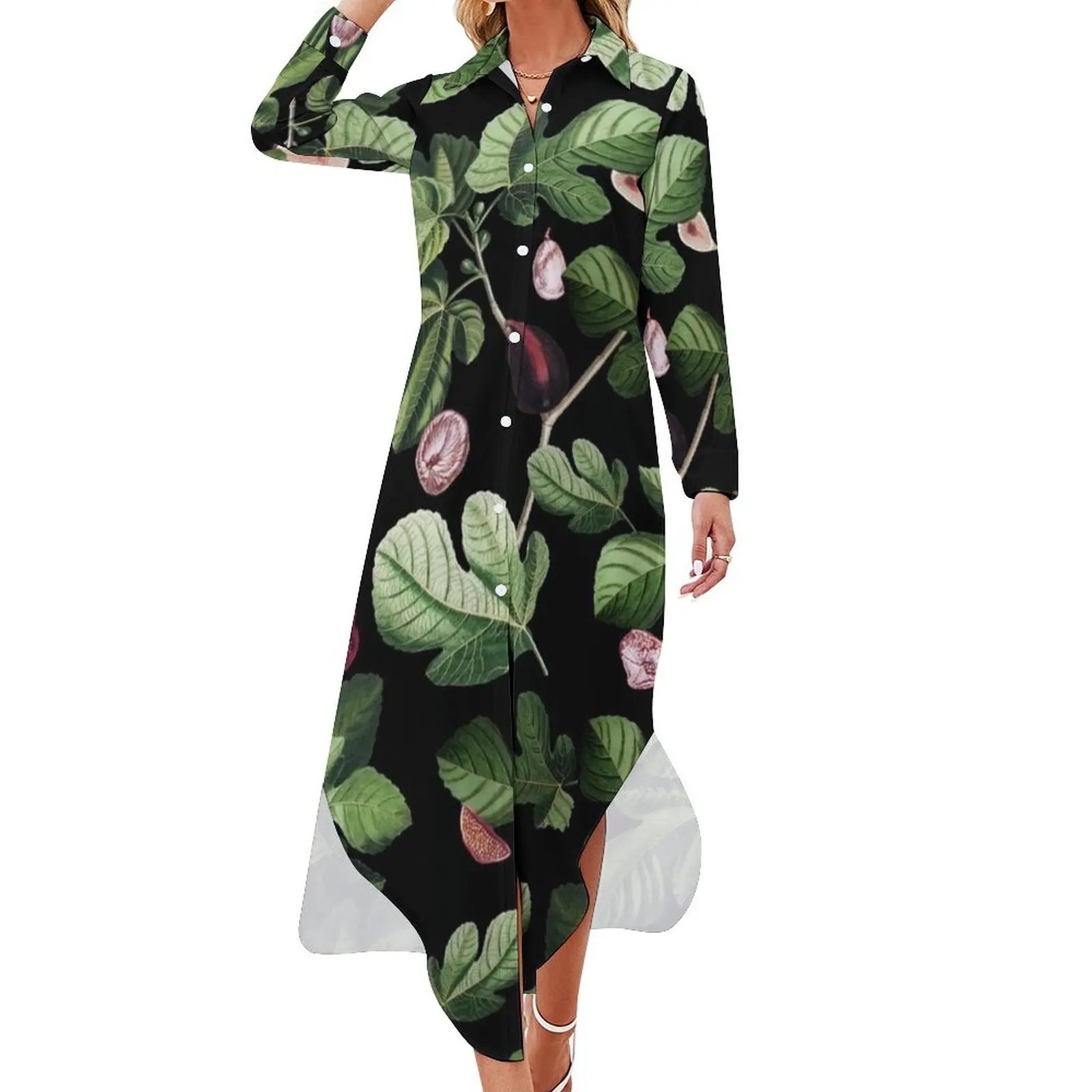 

Figs Long Sleeved Shirt Dress dresses for womens 2024 chic and elegant woman dress Party dresses for women