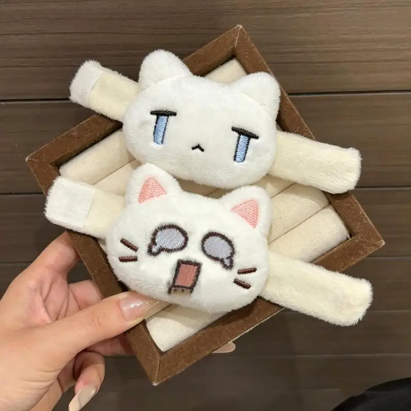 Soft Cat Plush Backpack Clip Charming Bag Strap Accessory Adorable Decor Handbag Ornament Kawaii Small Couple Gift