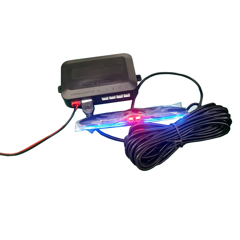 New Model Best Seller Car Reverse Radar Kit Vehicle Parking Sensor System with 4 Backup  with LED Distance Display Sound Warning