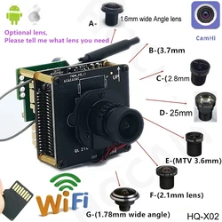 OV08C10 4K WIFI IP Camera 8MP Starlight IP Camera Module Mini Way Audio H265 IR-Cut 4MM 6K Lens CCTV Video Surveillance Pin Hole