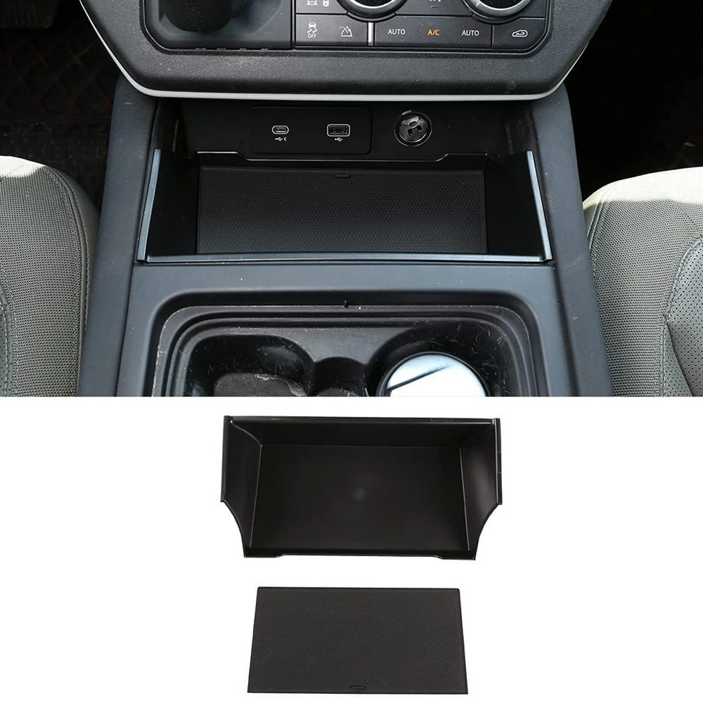 Central Control Center Storage Box For Land Rover Defender 110 2020-2021 Armrest Storage Box Phone Box Tray Auto Accessories