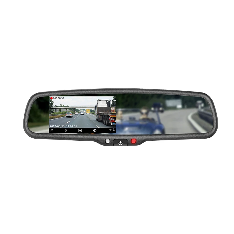 Auto-dimming 1080p Car Black Box Video Dash Cam Anti-glare Recording Mirror Monitor