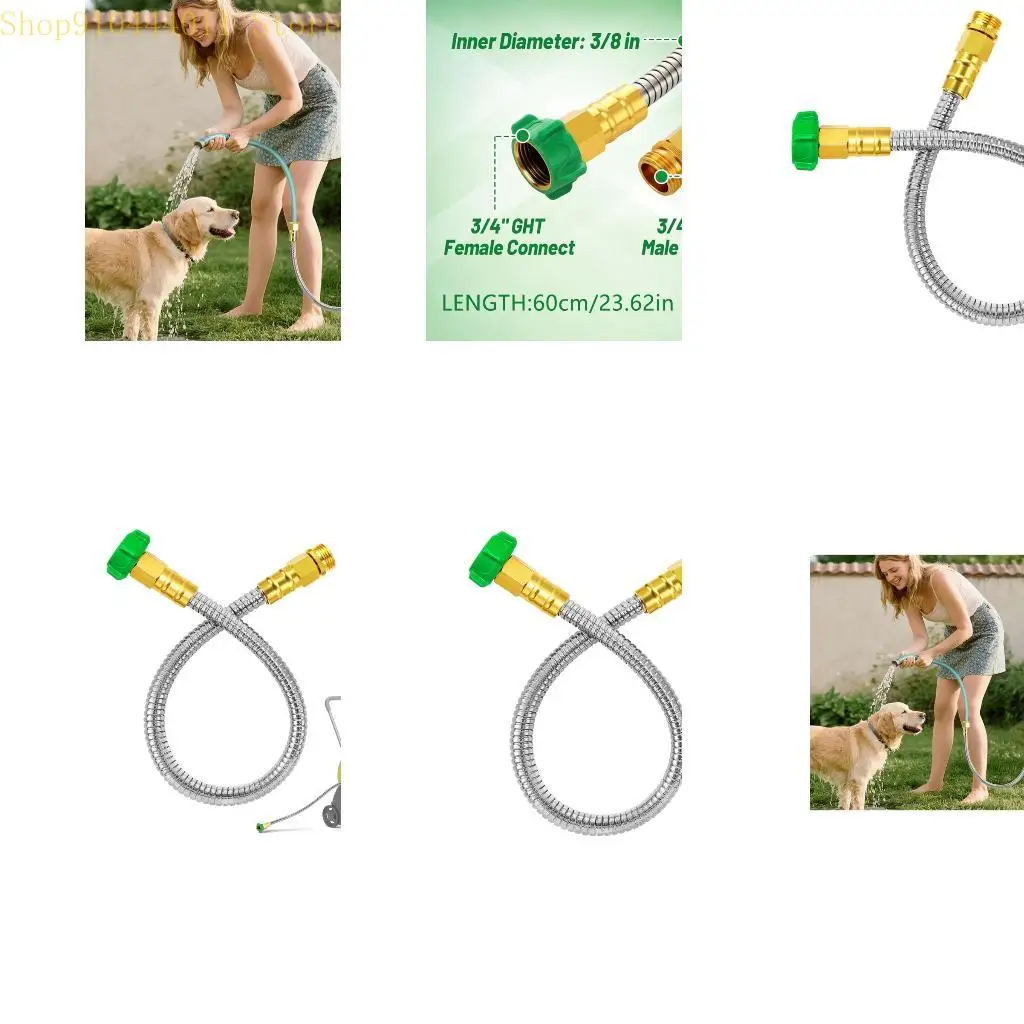 

28GF Weather Proof Stainless Steel 2ft Hose Pipe High Flows Pressure Hose Connection