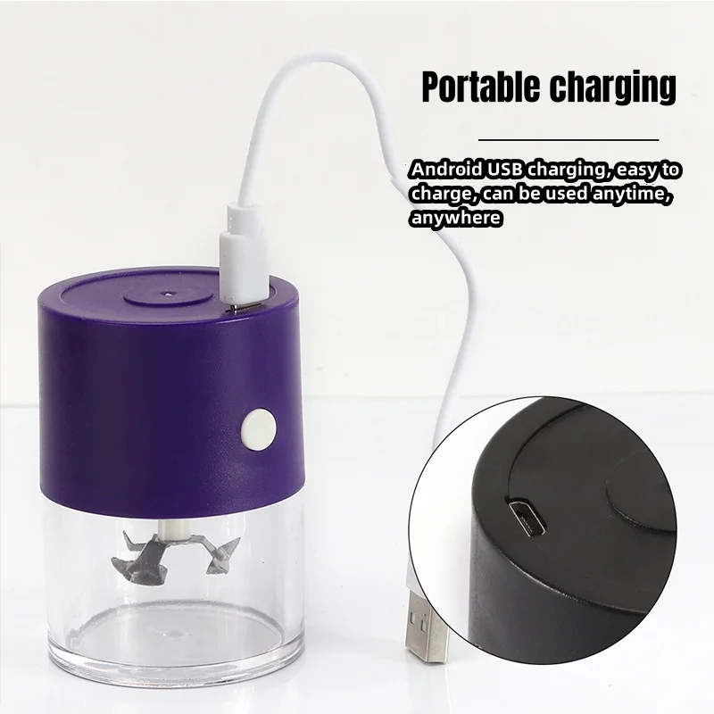 EVIL Portable Electric Cigarette Tobacco Grinder Small USB Rechargeable Dry Herb Grass Grinders for Smoking Pipe Accessories view 5
