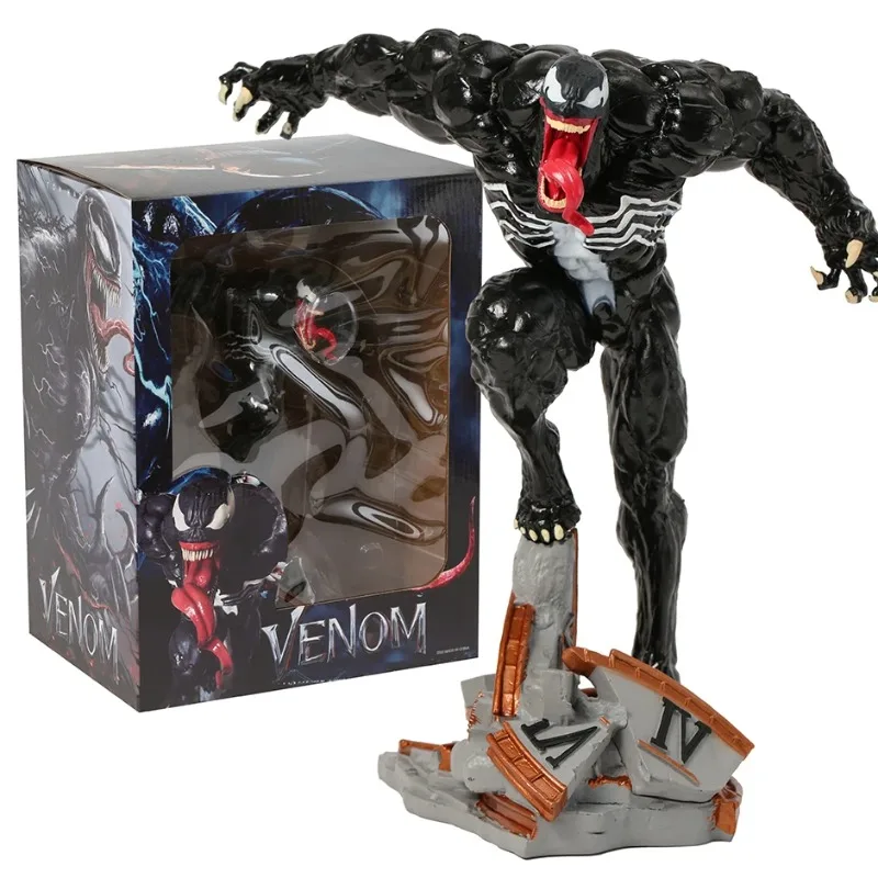 

Hot toys Marvel Legends Anime Avengers 24cm Venom Deadly Guardian Action Figure statue Collectible Model Toy Figures decoration