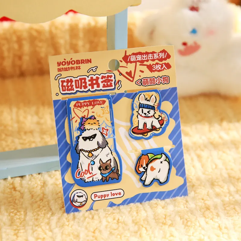 JIANQI 3 قطع من الإشارات المرجعية المغناطيسية اللطيفة لقارئات الكتب