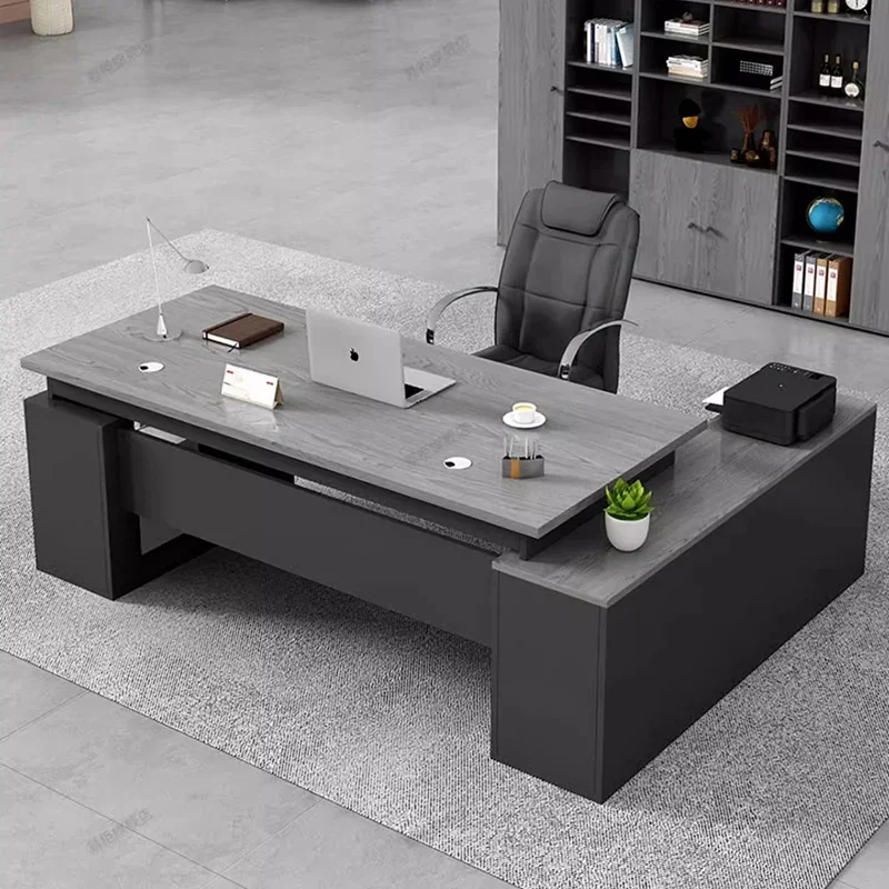 Aesthetic Nordic Office Desk European Multifunctional Design Office Desk Conference Modern Escritorio Oficina Unique Furniture