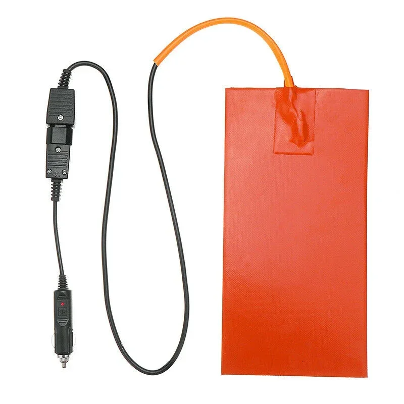 Silicone Heating Warm 12V 100W Pizza Hot Food Delivery Ba Heating Pad/Mat With 65 Degrees Celsius Thermostat