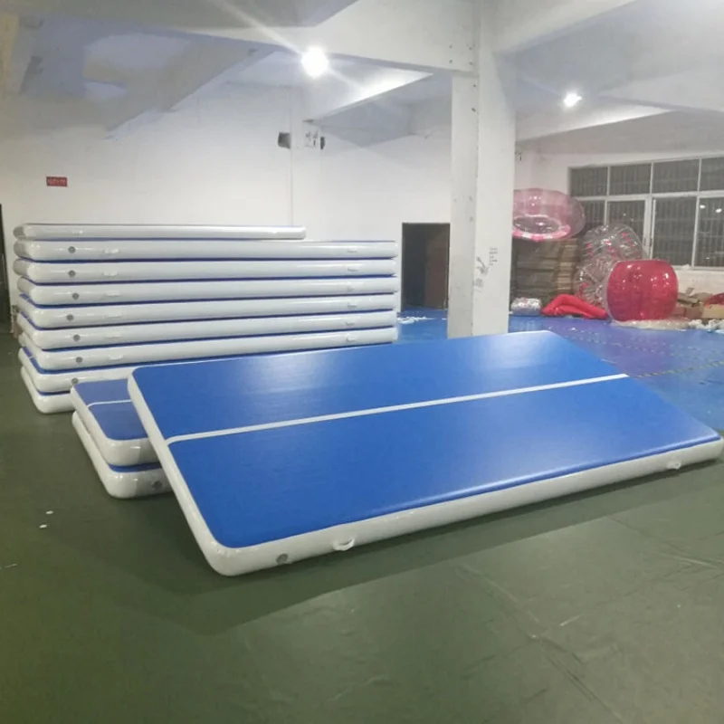 Opblaasbare Air Tumbling Mat 6x2x0.2m Air Track Opblaasbare Gymnastiek Mat Gymnastiek Tumble Track 8 inch Dikte Met een Pomp