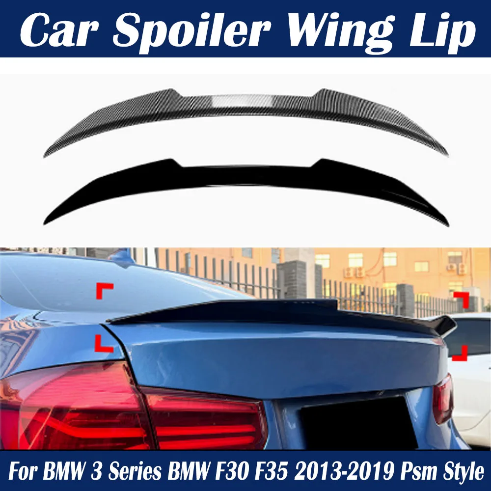 Car Spoiler Wing Lip for BMW 3 Series BMW F30 F35 2013-2019 Psm Style Rear Roof Trunk Splitter Guard Board Accessories Tuning