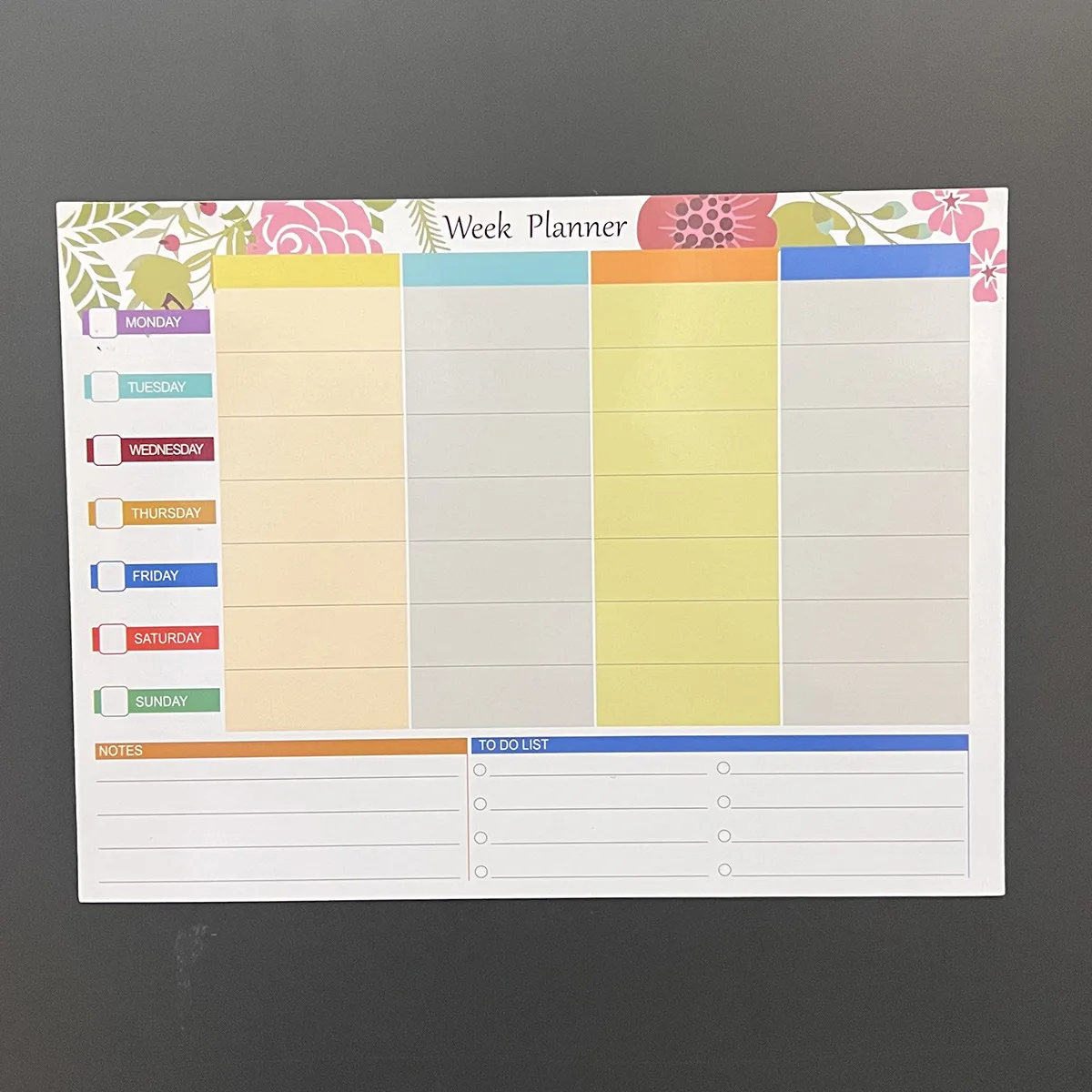 1 magnetic refrigerator sticker message board with erasable soft whiteboard sticker weekly schedule