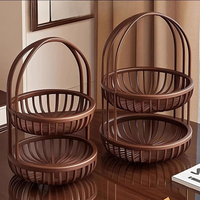desktop coffee table, living room fruit household high-end, light luxury high-value snacks, dried fruit snacks display plate