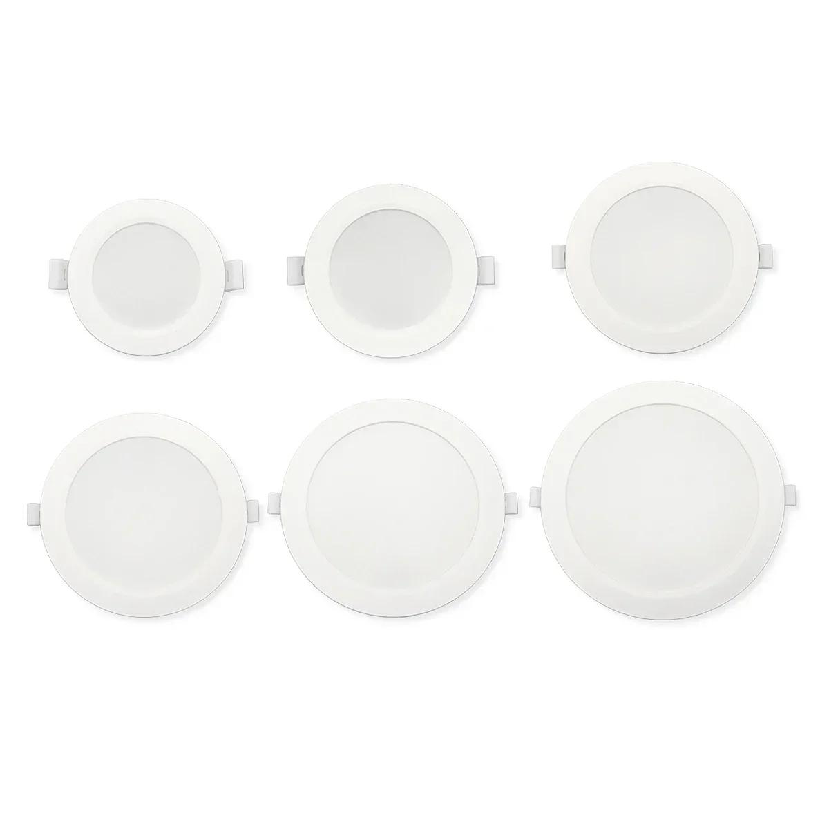 1-10 stks/partij Verzonken Led Downlight Ronde Led-paneel Licht 110 V 220 V 3000 K 4000 K 6000 K 10 W 24 W Spot voor thuis Binnenverlichting - afbeelding 2