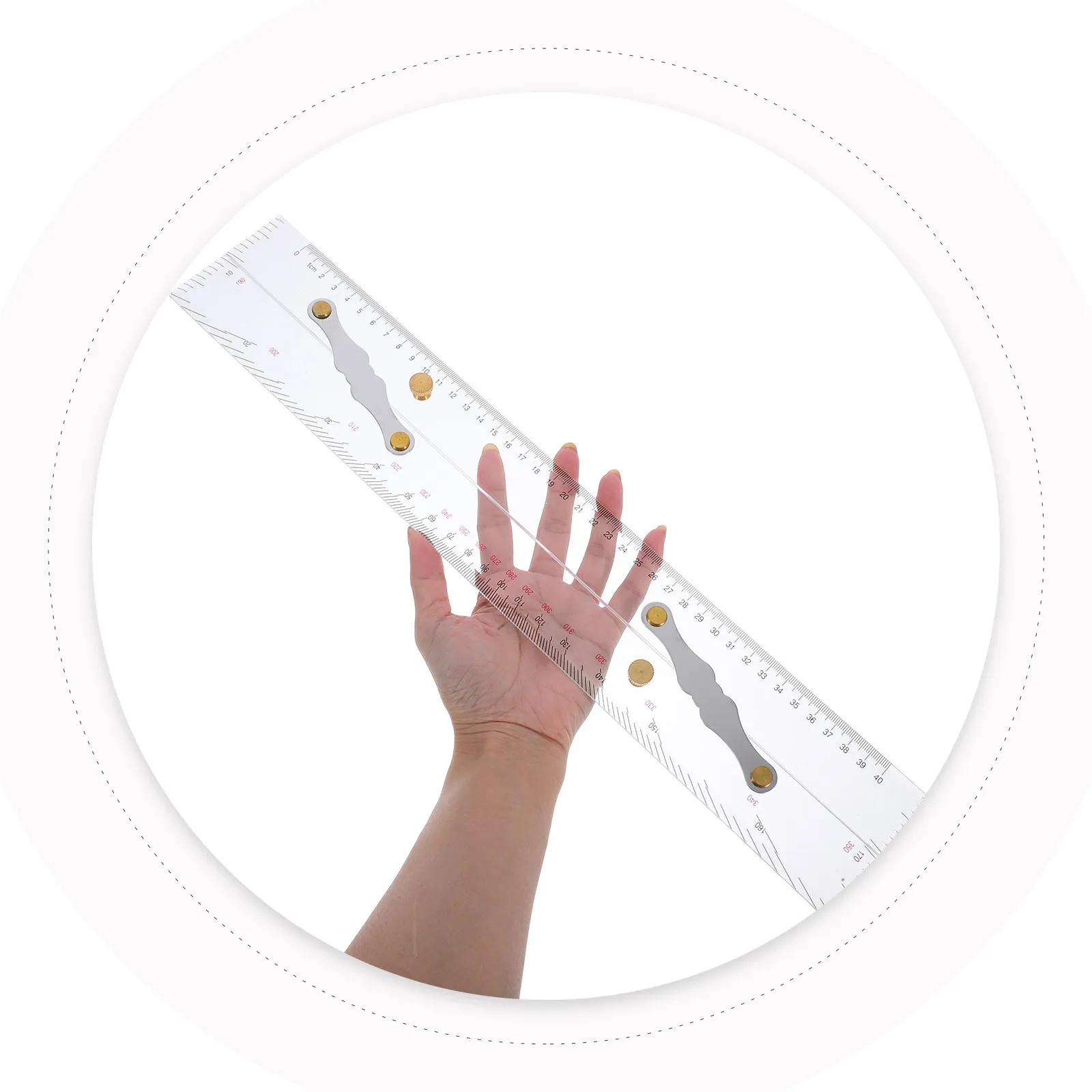transparent-acrylic-parallel-ruler-drawing-tool-for-ocean-charting-marine-engineering-hydrographic
