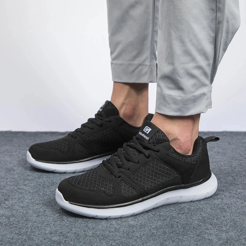 Men's Casual Shoes Breathable Footwear Fashion Men's Mesh Sneakers Outdoor Walking Footwear красовки в сеточку Big Size 49 50