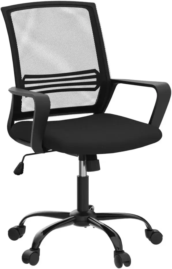 

Офисный стул, 21D x 18W x 35H, Черный