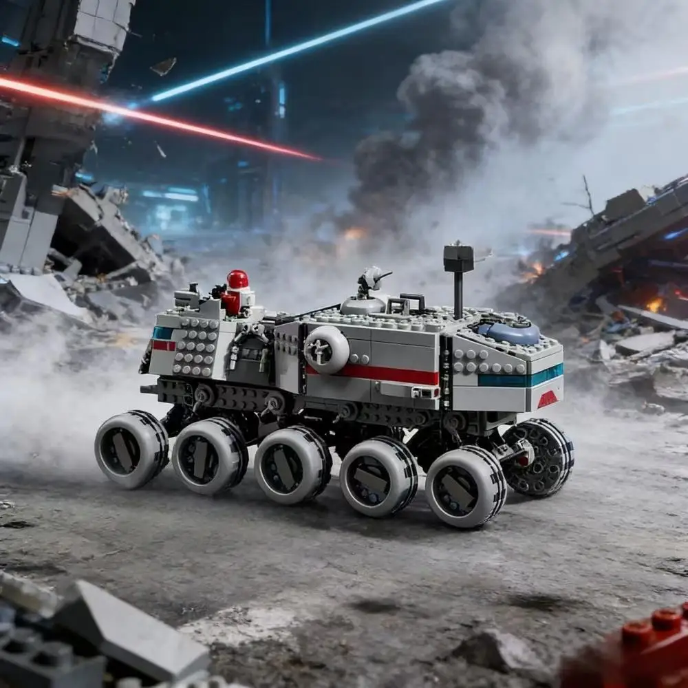 

813 деталей конструктора Republic Building Bricks | Креативный конструктор для детей – идеальный подарок на день рождения, Рождество или праздники.