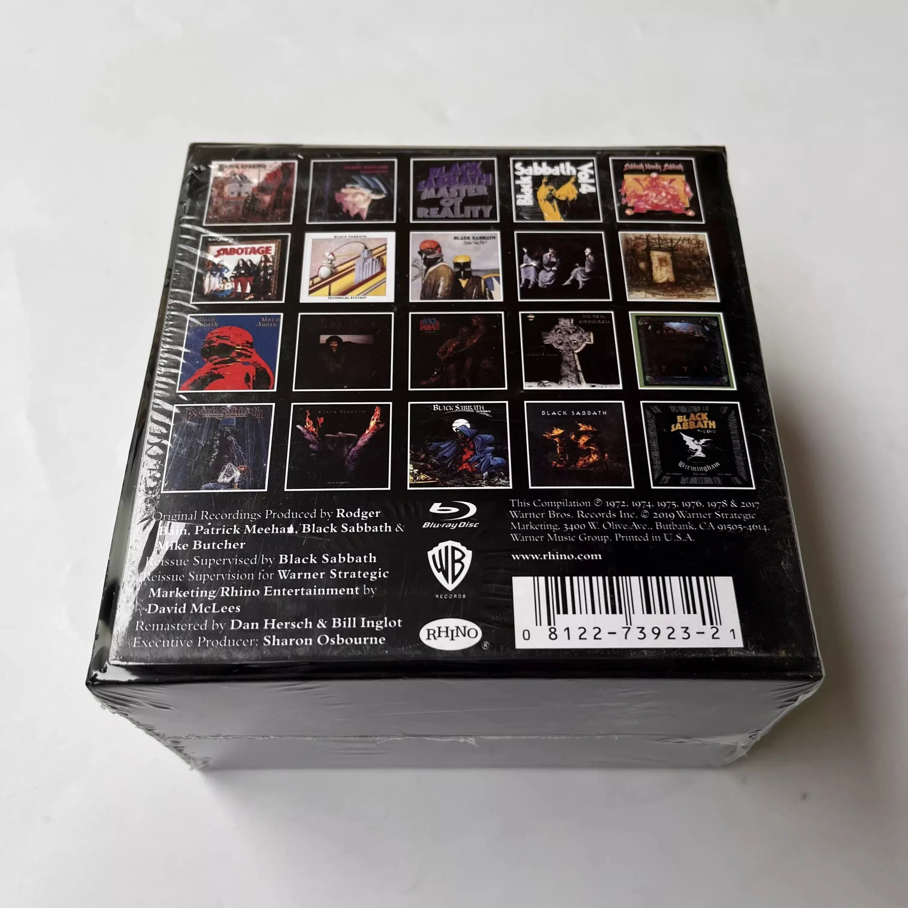 Heavy metal Rock Ozzy Osbourne Music CD Black Box The Complete Original Album 22pcs Music Record+BD Cosplay Soundtracks Box Gift