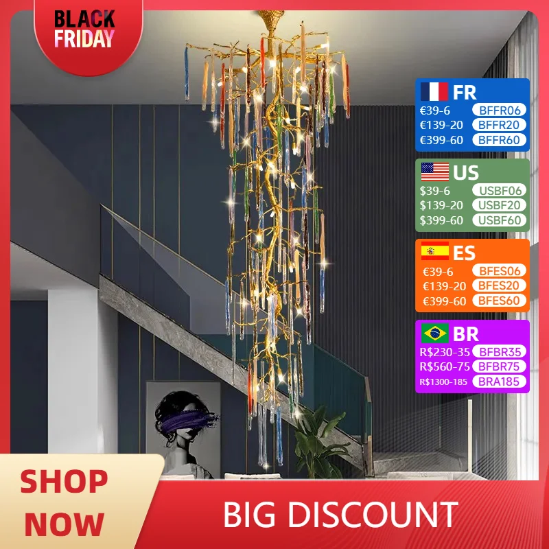 Nordic home decor dining room Pendant lamp lights indoor lighting crystal lamp hanging light chandelier lamps for living room