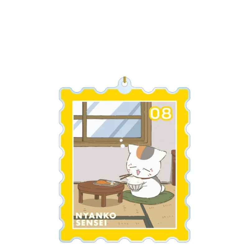 Natsume's Book of Friends Acrylic Keychain Two‑Side Printed Bag Hanging Decor Fashion Accessory Fan Collection Souvenir