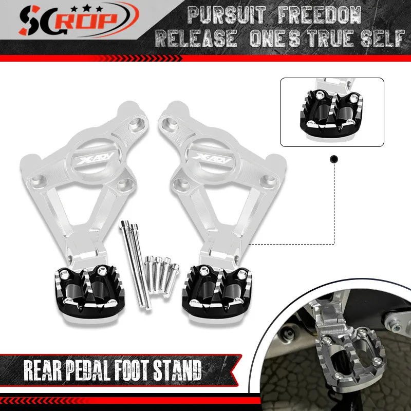 

Newlest Folding Rearset Foot-Peg Pedal For X-ADV XADV 750 2017 2018 2019 2020 Motorcycle Rear Pedal Foot Stand Footrests xadv750