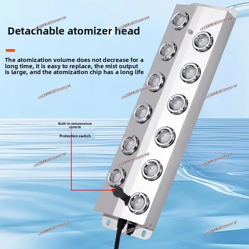 Ultrasonic Atomizer Fog Maker Landscape Mist Generator for Hotel Garden Swimming Pool Fish Pond Outdoor Water Scene Decoration