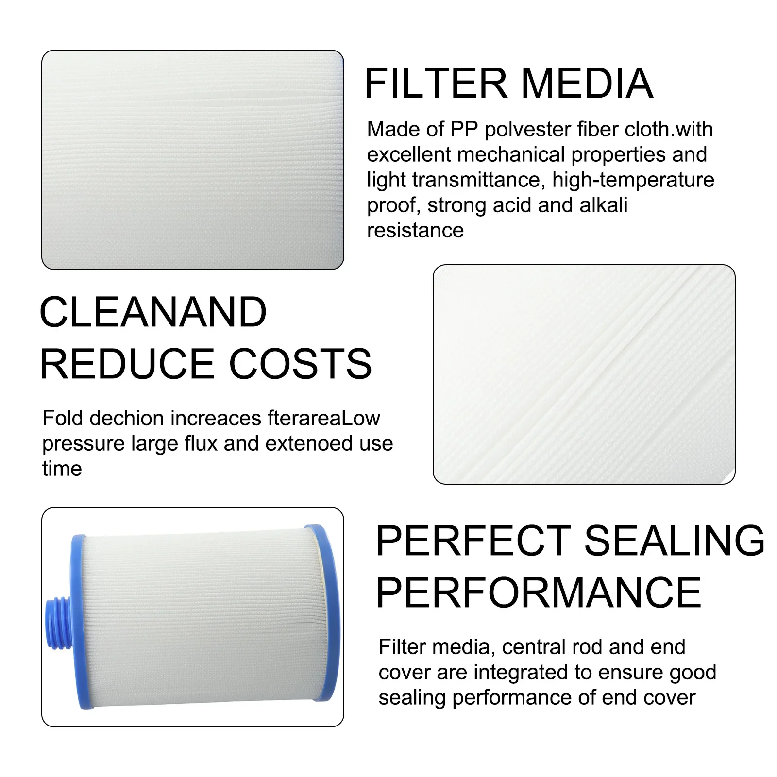 Spa Filter Enhanced Efficiency With High Performance Replacement Spa Filter For PWW50 6CH 940 Superior Spas Elite Spa