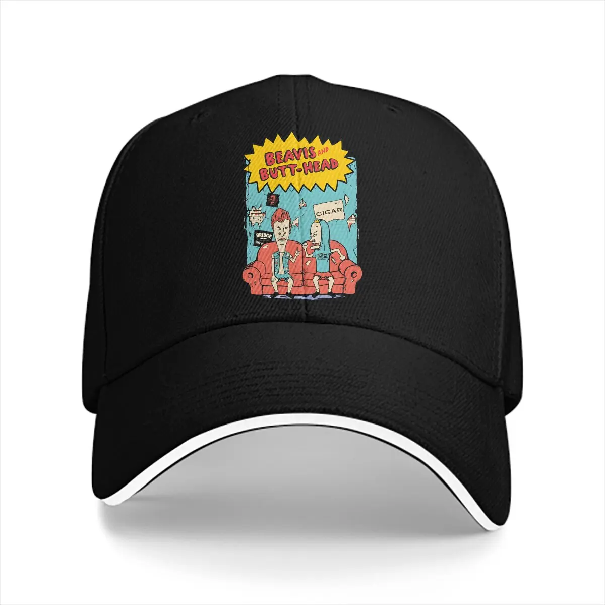 Beavis and Butt-Head Multicolor Hat Peaked Men's Cap Classic Personalized Visor Protection Hats