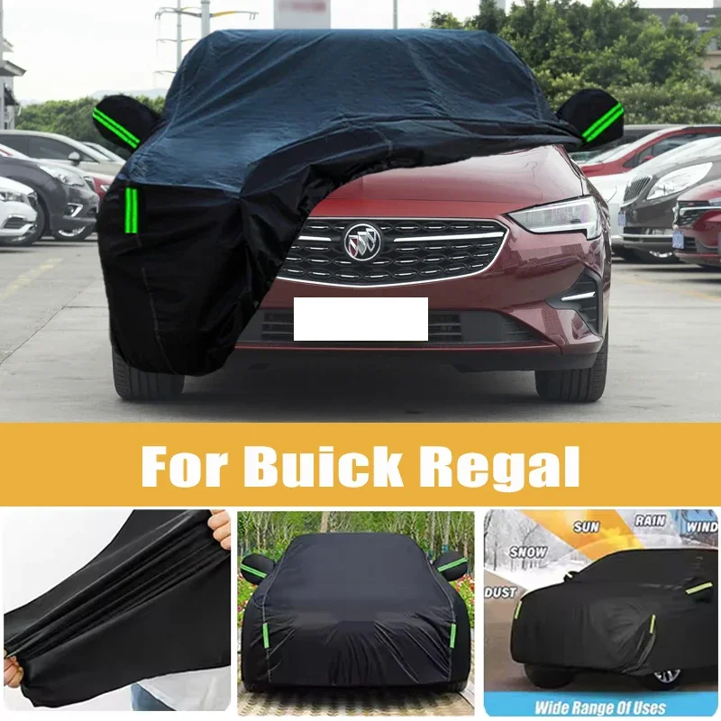 

For Buick Regal Full Car Cover Four Seasons Outdoor Sun Anti UV Rain Snow Dust Protection Oxford Cloth Accessories