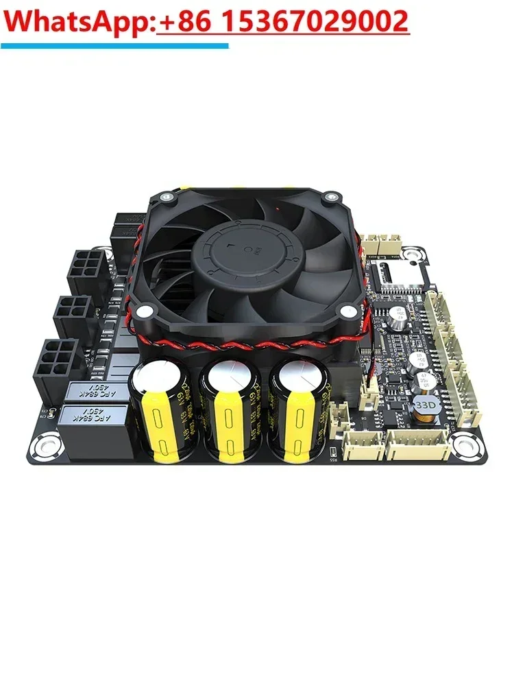 

4x100W Bluetooth amplifier board 5.0 with ADAU1701 DSP support for 4.0/2.1/2.0 up to 200W