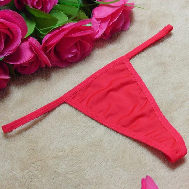 Lingerie Underwear T-back G-String Modal Panties Solid Women Sexy Thongs Bikini G String Briefs Hot Solid color