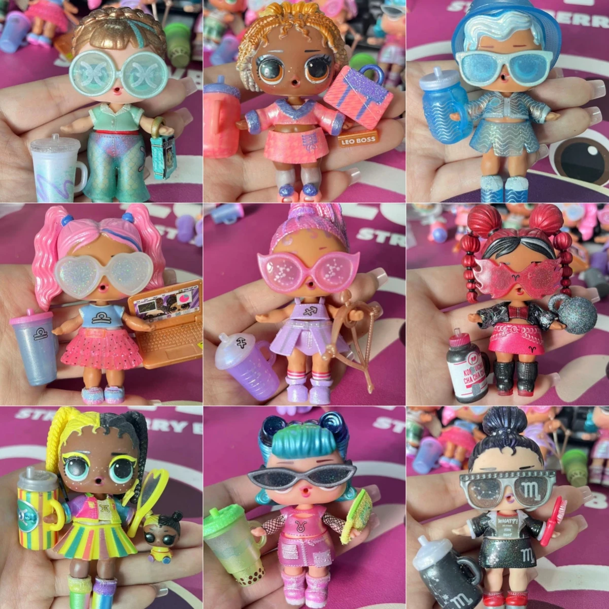 Кукла LOL 8 см, 12 шт./комплект, детская игрушечная серия, подарок для детей на день рождения и Рождество, без коробки