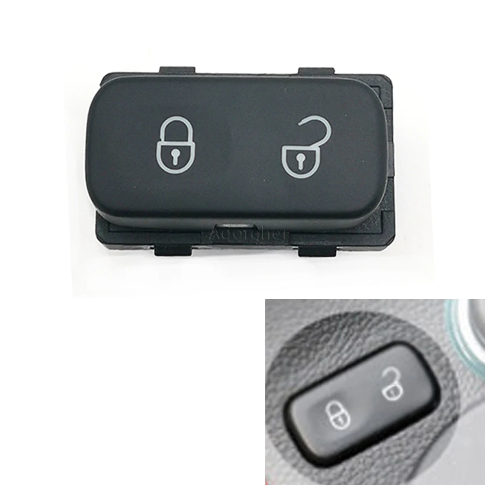 For Skoda Octavia Mk2 Yeti 2004 - 2009 2010 2011 2012 2013 1Z0962125A Black Car Central Door Lock Switch Button