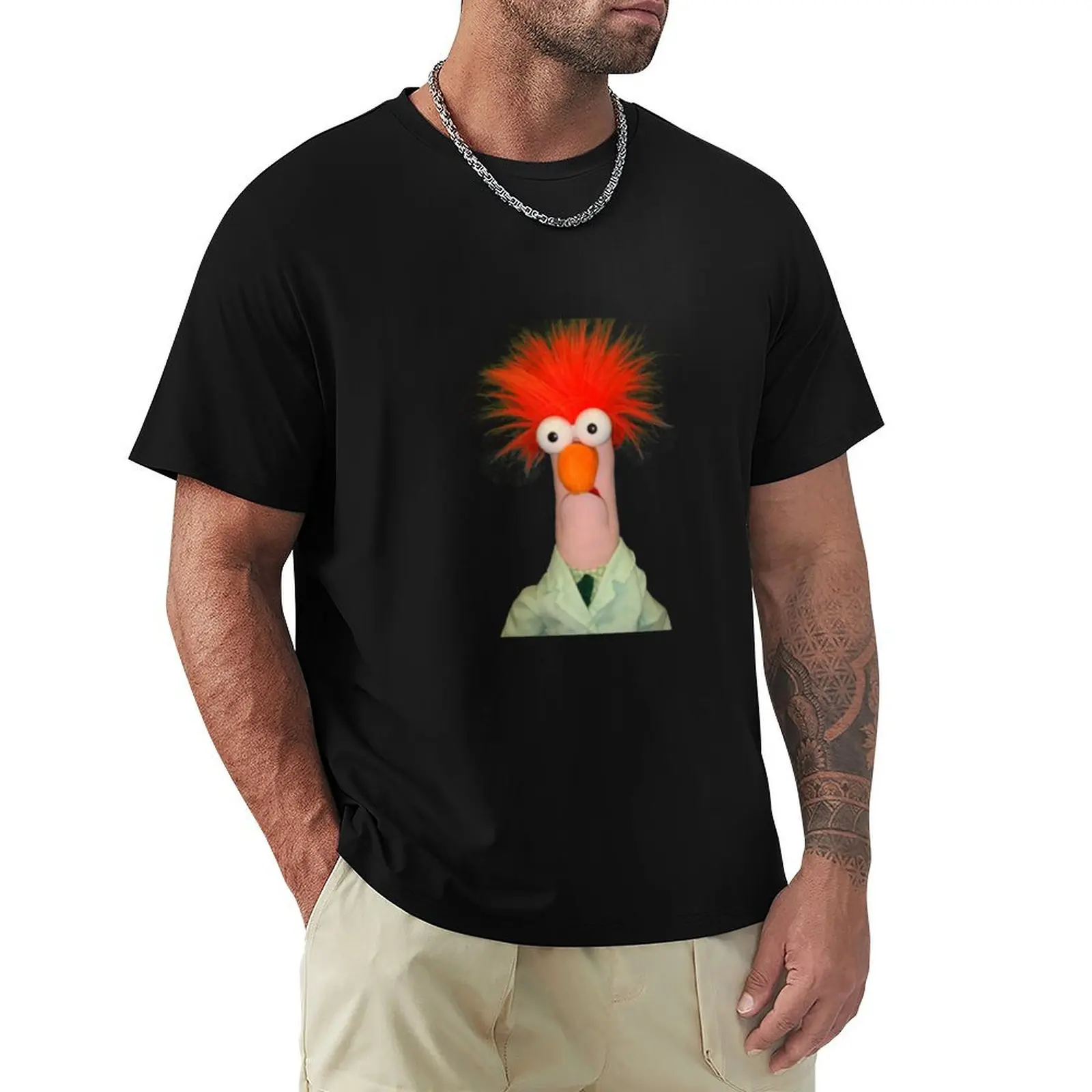 

BEST SELLER - Beaker (Muppet) Merchandise T-Shirt Holiday All Match T-Shirt