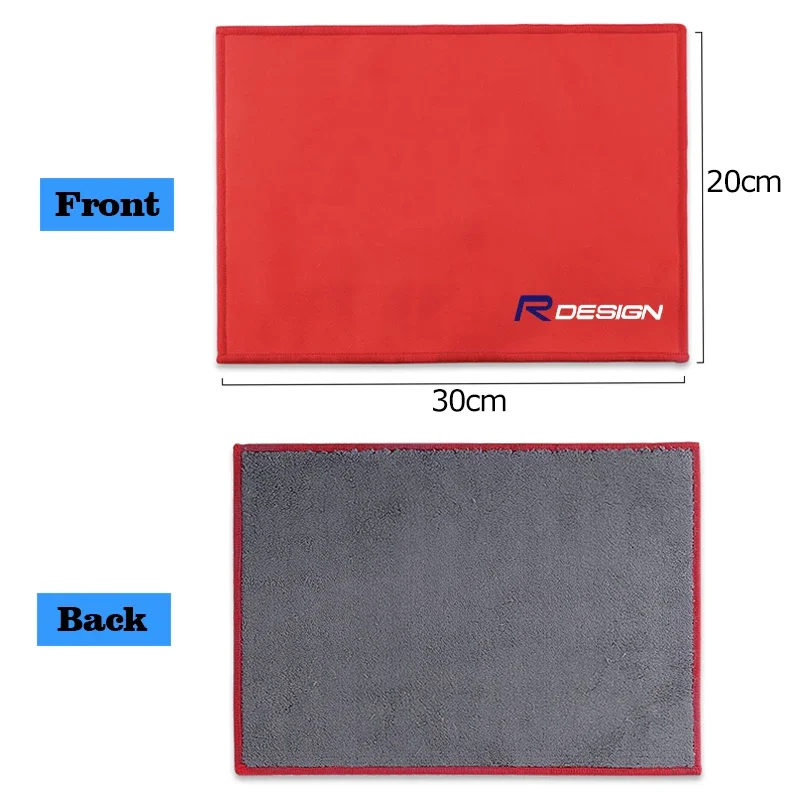 Microfiber Towel Super Absorbent Car Wash Cleaning Drying Cloth For Volvo R design T6 AWD S40 S60 S90 XC40 XC60 XC90 V40 Goods