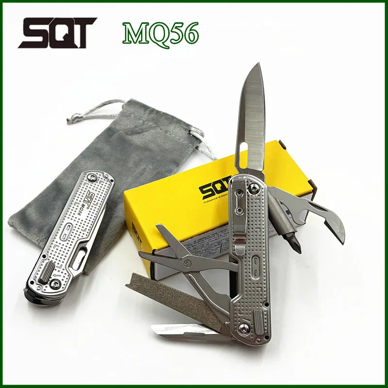 BHBT Mini Multitool Knife EDC Multi-tool Pocket Knife Portable Outdoor Camping Multi Functional Tool With Detachable Clip